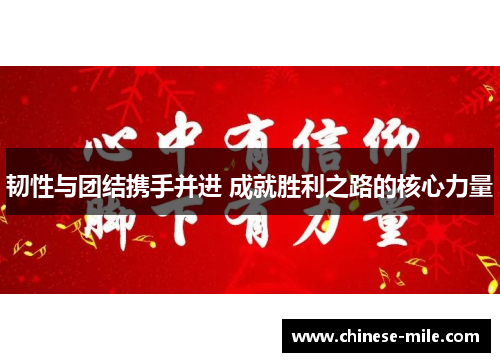 韧性与团结携手并进 成就胜利之路的核心力量